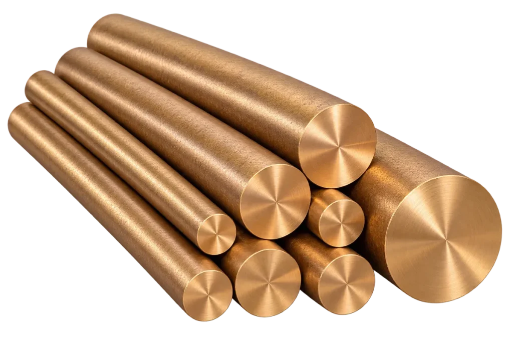 Barre di bronzo in colata continua